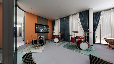 架子鼓店面装修